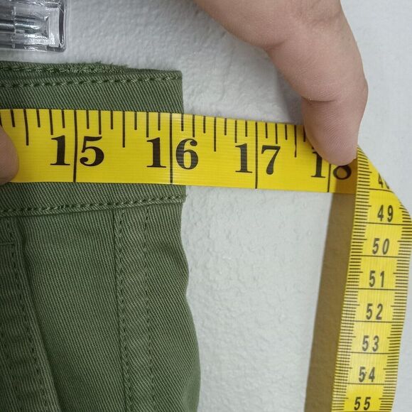 J.Crew Vintage Slim Straight Stretch Chino Green Pant Item AB648 Size 28 - Picture 8 of 10